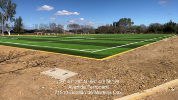 CANCHA DE FÚTBOL 11 EN LA UNIDAD DEPORTIVA OCOTLÁN DE MORELOS